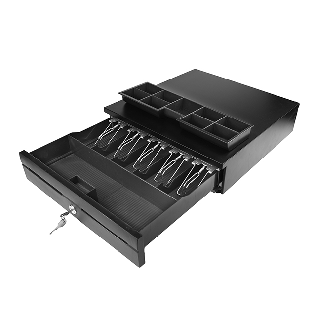 Adjustable 4 Bills Small Cash Drawer for Retail POS System